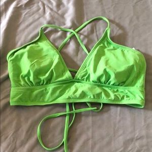 Athleta tie back bikini top